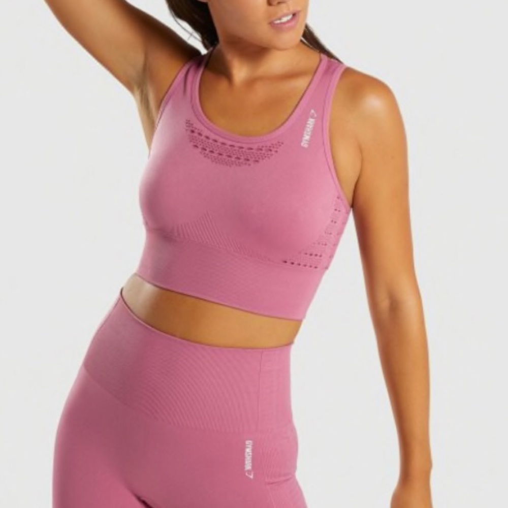 Gymshark Energy+ Seamless SET in Dusky Pink